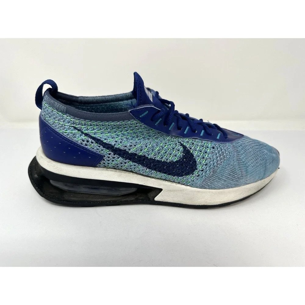 Nike Air Max Flyknit Racer Royal Blue Algae FD2765-400 Size 8.5 Men Running Shoe